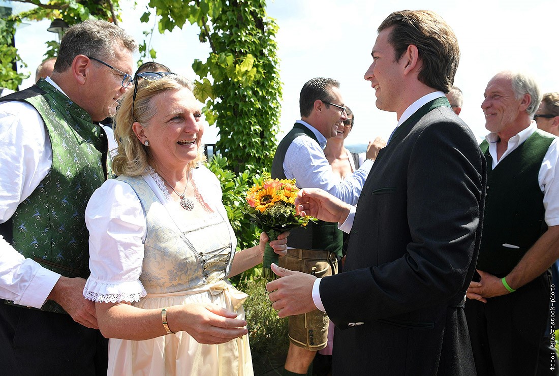 Министр иностранных дел Австрии свадьба