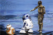    " " -  BB-8, R2D2  C3P-O    ""