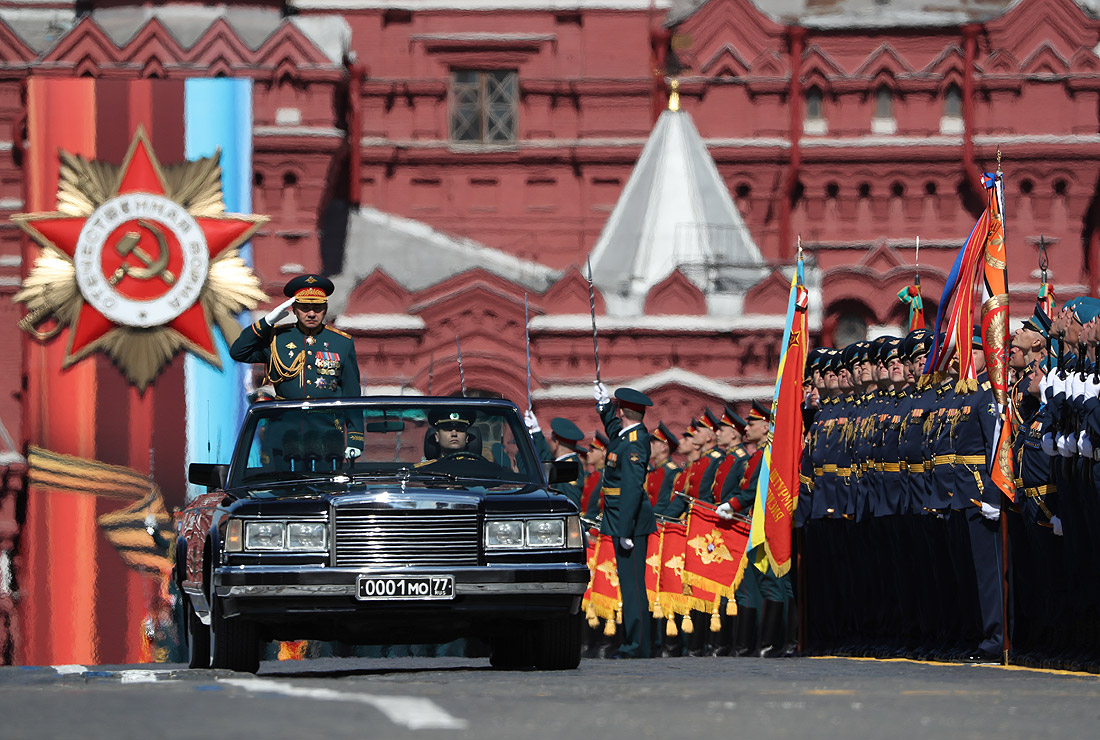 Генеральная репетиция Парада Победы в Москве - фото 14 из 15